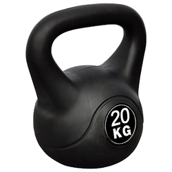 VIDAXL utež v obliki zvona Kettlebell, 20kg