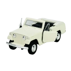 shumee WELLY OLD TIMER 1967 JEEP JEEPSTER COMMANDO ROADSTER BEL 1:34 43826