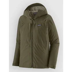 Patagonia Insulated Boulder Fork Rain Jacket basin green