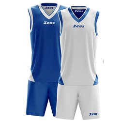 Zeus Komplet dečiji dres za košarku Doblo, Plavo-beli