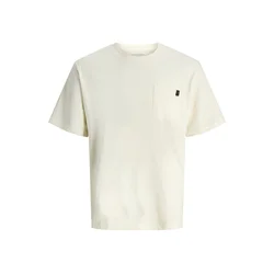 JACK & JONES Majica JJEdover off-bela