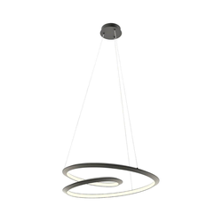 Redo 01-3378 - LED prigušiva luster na sajli STORM LED/60W/230V crna