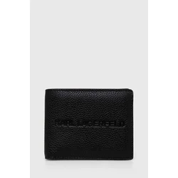 Denarnica Karl Lagerfeld moški, črna barva