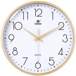 Power Zidni sat 239517A3, 25 cm, Zlatne boe