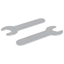 Vidaxl Ključ za vijake 2 pcs srebrna 13 mm elezo