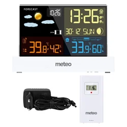 Northix Vremenska postaja METEO SP110B z DCF, bela