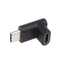 PremiumCord Adapter USB-C z USB-C, ukrivljen za 90°
