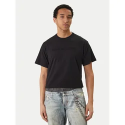 Versace Jeans Couture Majica 80GAHE09 CJ00E Črna Regular Fit