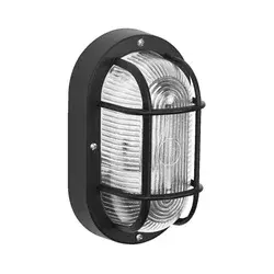 Osram - Spoljašnje zidno svetlo BULKHEAD 1xE27/10W/230V IP54 crno