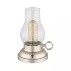 Globo 58016CH - LED stona lampa PETRO, punjiva, dodirna, sa prigušiva, LED 1W, 3,7V, 1200 mAh