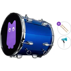 NRG Fan Beat Standard SET Navijaški boben 12 Blue Wave