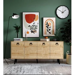 Hanah Home Komoda Mirza Modern 180, Hrast