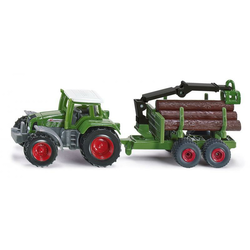 SIKU traktor z gozdarsko prikolico