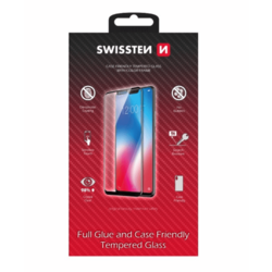 SWISSTEN Case Friendly zaštitno staklo za Apple iPhone 15 Pro Max, crna (54501842)