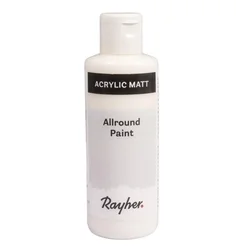 Rayher. Akrilna barva, alabastrno bela, 80ml