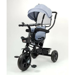 Tricikl Guralica Playtime Little model 415 - Sivo laneno platno