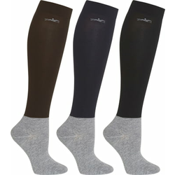 Jahalne nogavice Show Socks, komplet 3 parov, brown/navy/black - 31-41