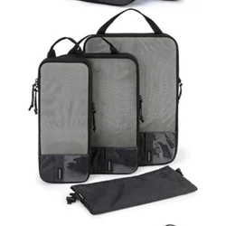 INF Komplet 3 potovalnih kock za pakiranje Black, (21755769)