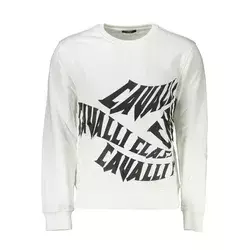 CAVALLI CLASS Muški duks QXT65B-CF062_BIANCO_00053, Beli