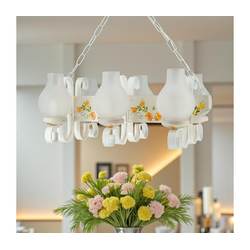 Brilagi - Luster na lancu QUEEN 6xE14/40W/230V buk/krem