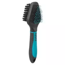 Trixie Dvostrana četka za krzno bez jake poddlake Pin/Bristle Brush, 6 x 19 cm