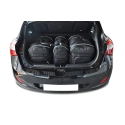 KJUST Komplet 3 kosov potovalnih torb AERO za HYUNDAI i30 HATCHBACK 2012-2016