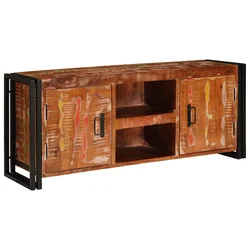TV ormar Šareni 120 x 33 x 50 cm masivno obnovljeno drvo