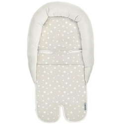 KikkaBoo podloga za autosedište od memorijske pene Dots beige ( KKB12112 )