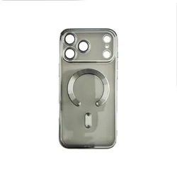 Silikonska futrola Magsafe Iphone 17 Pro SILVER