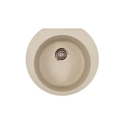 Metalac X Granit- Omega Usadna kvarcna sudopera sa sifonom, Šampanj, O 90, E520/190