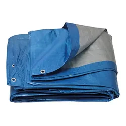 Cerada okrugla 5,5m 120g/m2 plava/srebrna Levior
