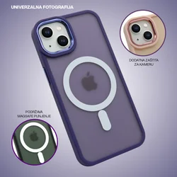 Futrola SILKY MAGSAFE za iPhone 11 (6.1) crna