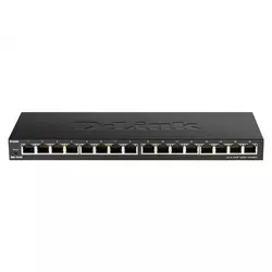 D-Link DGS-1016S 16-Port 10/100/1000Mbps Unmanaged Gigabit Ethernet Switch