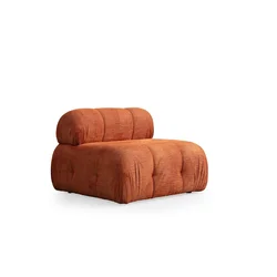 Atelier del Sofa Fotelja Petite O1, 108 x 108 x 83 cm, 95 x 95 x 75 cm, Narandžasta