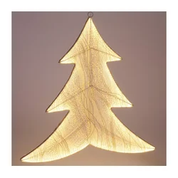 LED Božićna dekoracija 260xLED/6W/230V 56 cm topla bela jelka/zlatna