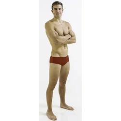 Mens swimsuit finis aquashort solid red 26