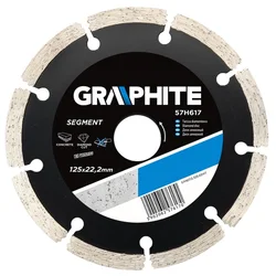 shumee Diamantni disk 125 x 22,2 mm, segmentiran