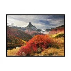 shumee PLAKAT V OKVIRJU 43x33 cm Švica P937
