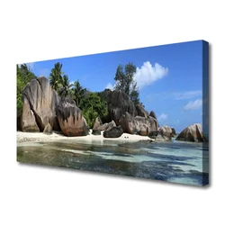 tulup.si Slika na platnu Sea rock landscape 100x50 cm