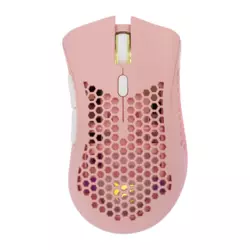 White Shark MIS WGM 5012 LIONEL, Whireless Mouse Pink RGB / 10000 dpi