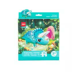 PUZZLE - SLAGALICA DELI 3D -Triceratops 75 delova 83617