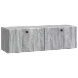 TV ormar za zid 98 x 31 x 30 cm Siva Sonoma Konstruirano drvo
