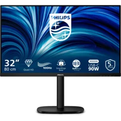 Philips 32B2U3601/00 computer monitor 80 cm (31.5) 2560 x 1440 pixels Quad HD LCD Black