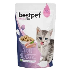 BESTPET Sosić od komadića piletine u želeu za mačiće 85g