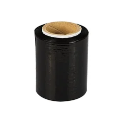 Mini črna stretch folija 100 mm, 23 µm 9389-