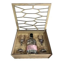 Kovilj Viljamovka Gift Box 2 čaše Grappa - model saće