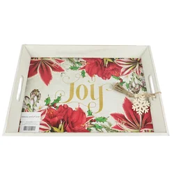 Božični leseni pladenj CHRISTMAS - več variant Različica: Joy