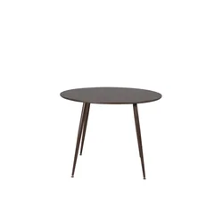 Venture Design Jedilna miza Plaza okrogla 100x75 cm oreh