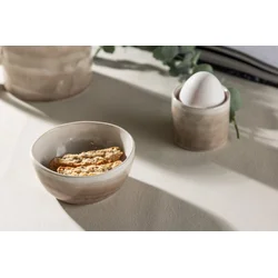 Venture Design Skleda 2 kosa 9x4 cm Bež, Kamenina