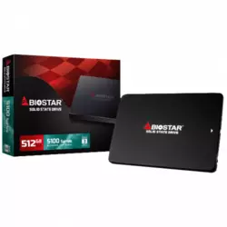 SSD 2.5 SATA3 512GB Biostar 550MBs/480MBs S100